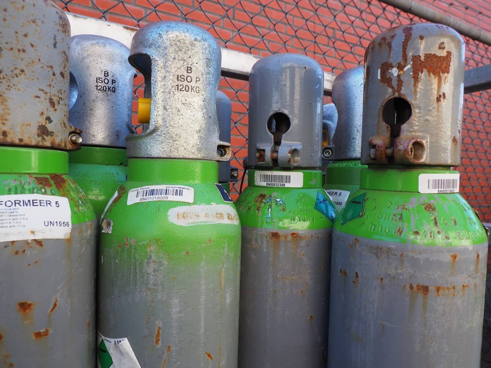 Gasflessen en servicewerk